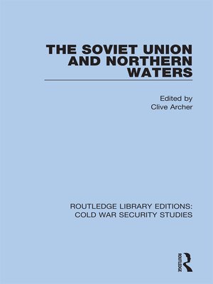 cover image of The Soviet Union and Northern Waters